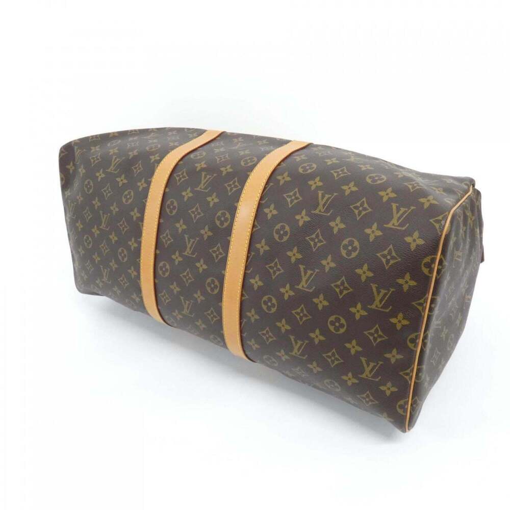 LOUIS VUITTON Brown Monogram Keepall 55 Boston Bag - Picture 2 of 10